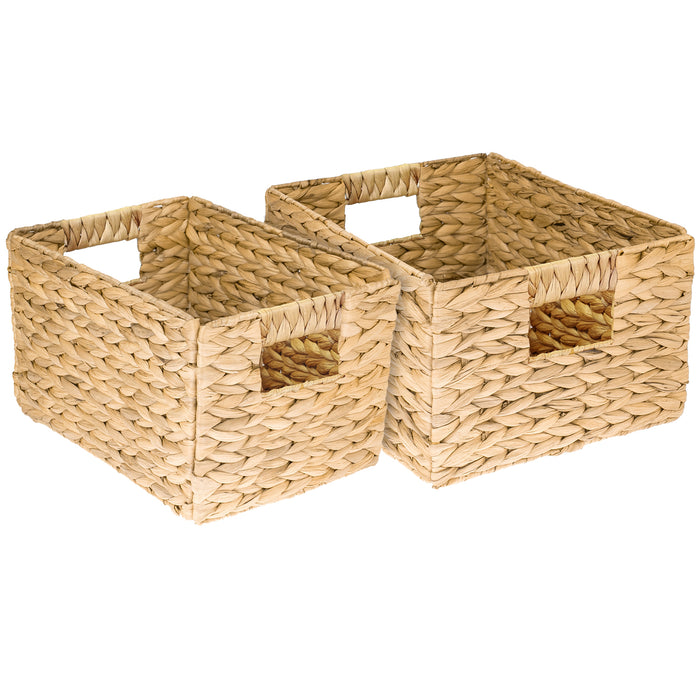 Aufbewahrungskorb, Korb geflochten aus Wasserhyazinthe Seegras, HMF 372410