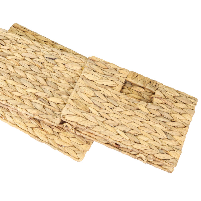 Aufbewahrungskorb, Korb geflochten aus Wasserhyazinthe Seegras, HMF 372410