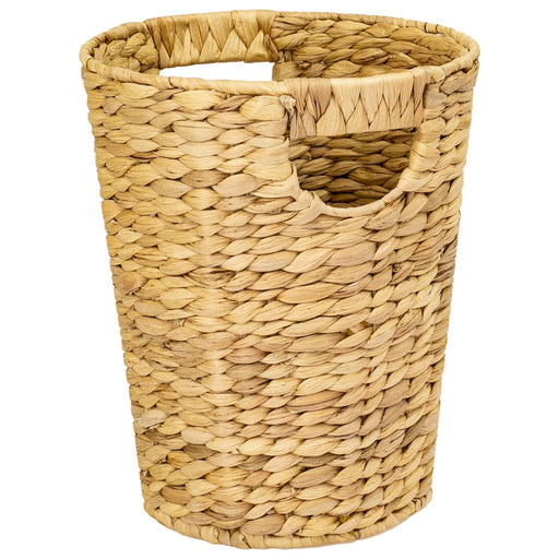 Papierkorb rund aus Wasserhyazinthe fürs Büro von HMF