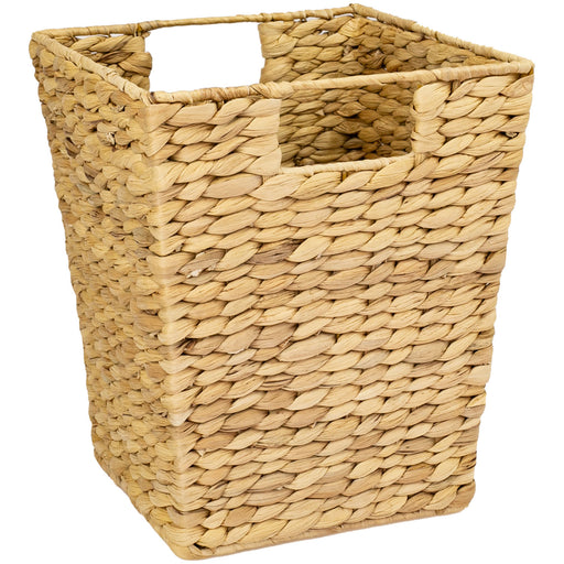 Papierkorb eckig aus Wasserhyazinthe fürs Büro von HMF