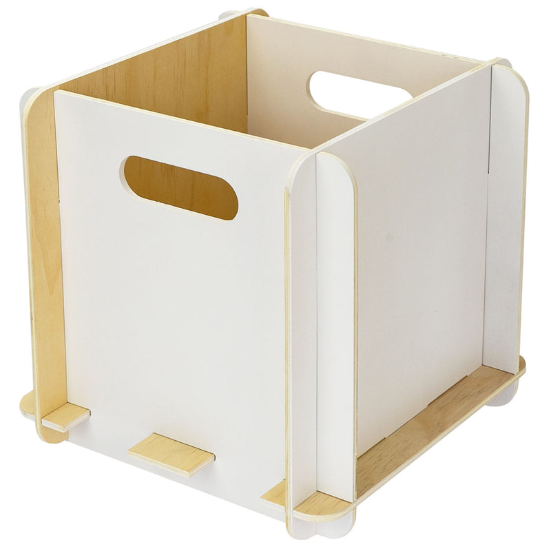 HMF Aufbewahrungsbox 3740 aus Holz zum Zusammenstecken