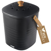Nachhaltiger Biomülleimer geruchsdicht HMF 3780 3 Liter Schwarz