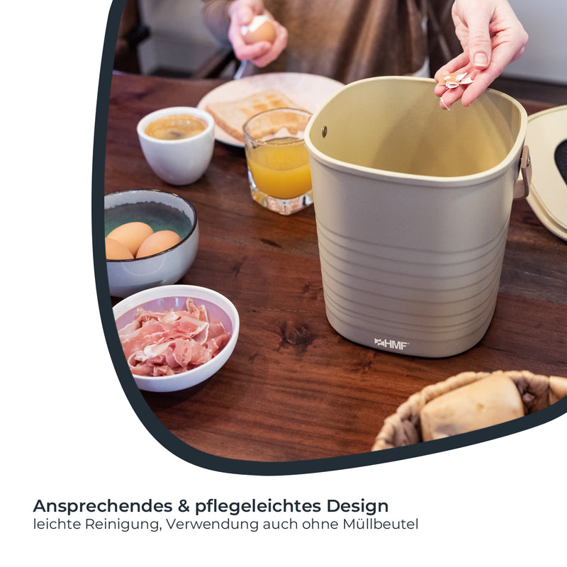 Biomülleimer, geruchsdicht, verschiedene Farben und Größen, HMF 3780