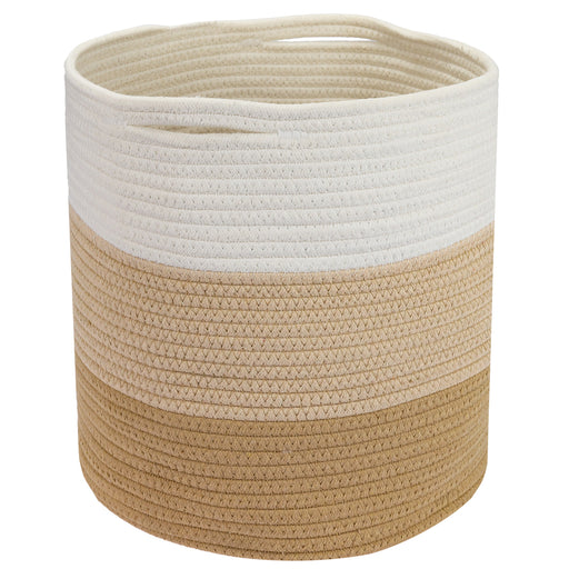 Stoffkorb mit versteckten Griffen aus Baumwolle 31 x 31 cm passend für Kallax