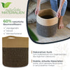 Stoffkorb mit versteckten Griffen aus Baumwolle 31 x 31 cm passend für Kallax