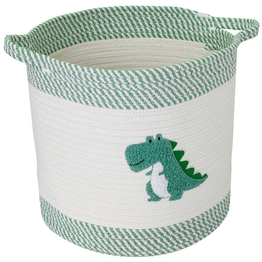 Aufbewahrungskorb aus Baumwolle, Dinosaurier, HMF 39020-30CM-DIN, 30,5 x 30,5 cm