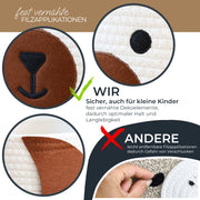 Aufbewahrungskorb aus Baumwolle, 3er Set, Hund, HMF 39022-HUN