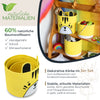 Aufbewahrungskorb aus Baumwolle, 3er Set, Tiger, HMF 39022-TIG