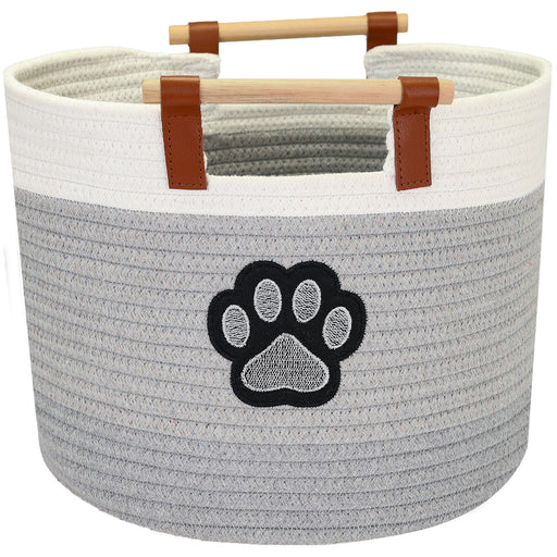 Aufbewahrungskorb aus Baumwolle, Hundepfote, HMF 39023-HUN, 30 x 24 cm