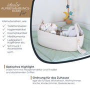 Baumwollkorb Badezimmer, Korb für Toilettenpapier, HMF 39030-38CM-30, 38,5x15,5x14cm