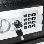 Möbeltresor mit Elektronikschloss von HMF mit den Maßen 35 x 25 x 25 cm in Anthrazit