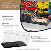 Acryl Vitrine für Modellautos Figuren HMF 46801 30 x 15 x 14 cm quer Staubschutz