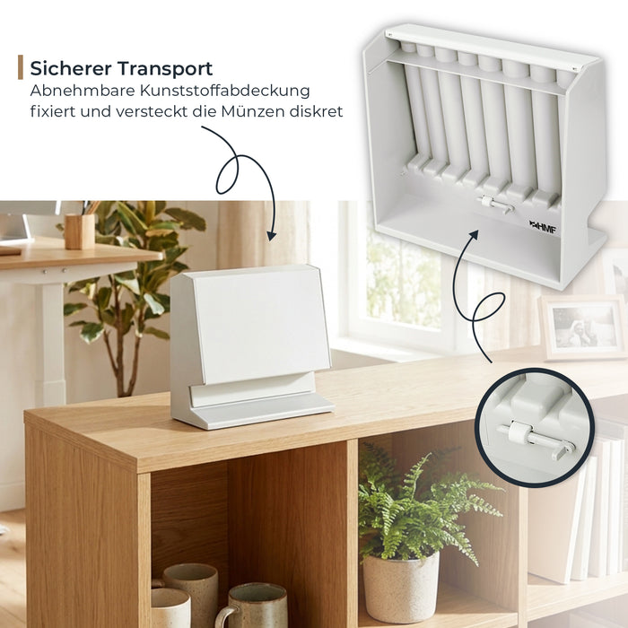 Münzsortierer als Spardose von HMF in Lichtgrau