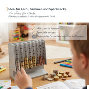 Münzsortierer als Spardose von HMF in Lichtgrau