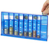 Münzsortierer von HMF mit 24 cm Breite in Blau