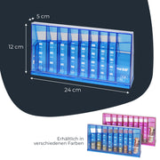 Münzsortierer von HMF mit 24 cm Breite in Blau