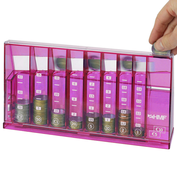 Münzsortierer Spardose, HMF 4710, 24 x 12 x 5 cm