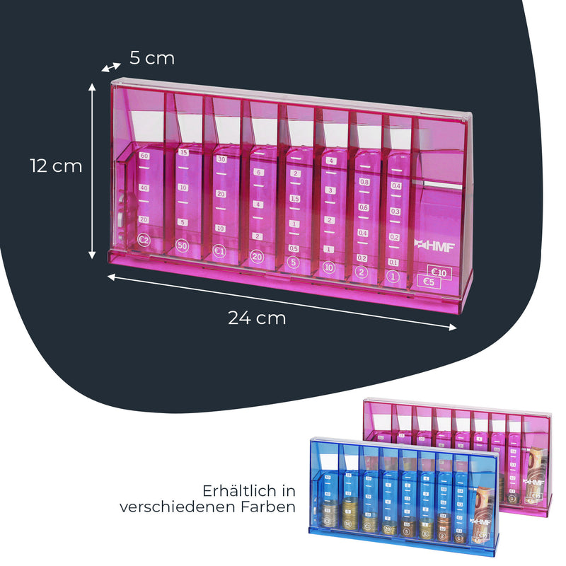 Münzsortierer Spardose, HMF 4710, 24 x 12 x 5 cm