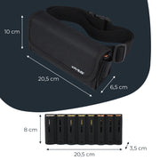 Kellnerbörse Euro-Münzsortierer Tragegurt HMF 48810-02 20.5 x 10 x 6.5 cm