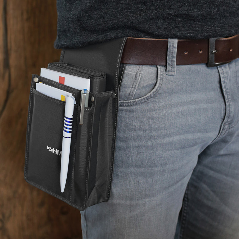 Kellner Geldbörse mit Magnetverschluss, Kellnertasche, HMF 4884, Schwarz