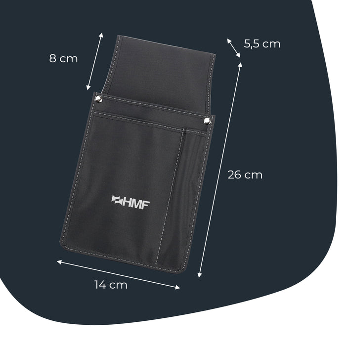 Holster für Kellnertaschen von HMF in Schwarz