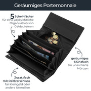 Kellnertasche und Holster im Set von HMF in Schwarz