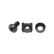 Käfigmuttern Serverschrank 60er Set HMF 61060 Schwarz
