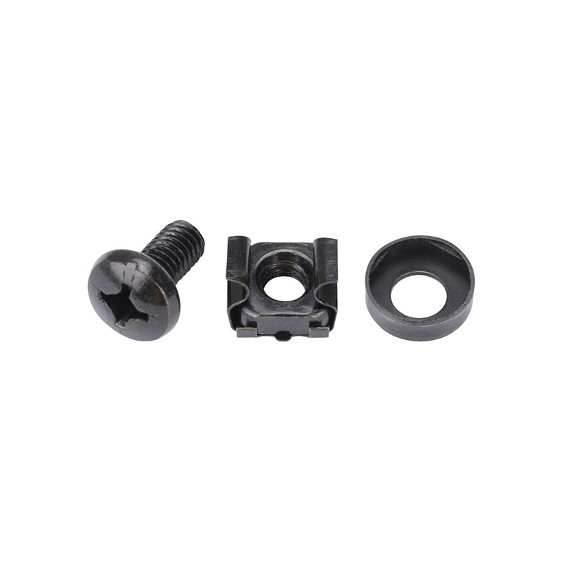 Käfigmuttern Serverschrank 60er Set HMF 61060 Schwarz