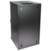 10 Zoll Serverschrank mit 12 Höheneinheiten von HMF mit 300 mm Tiefe in Schwarz