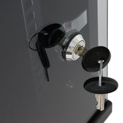 10 Zoll Serverschrank mit 12 Höheneinheiten von HMF mit 300 mm Tiefe in Schwarz