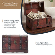 Schatztruhe Kambodscha mit Schloss von HMF