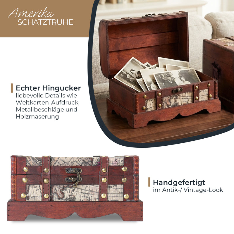 Schatztruhe Amerika, HMF 6408, verschiedene Größen