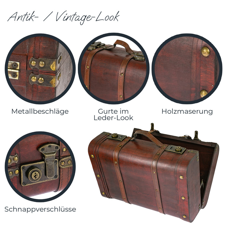 Schatztruhe Peru Vintage Koffer, HMF 6412