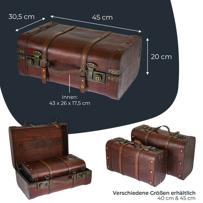 Schatztruhe Peru Vintage Koffer, HMF 6412