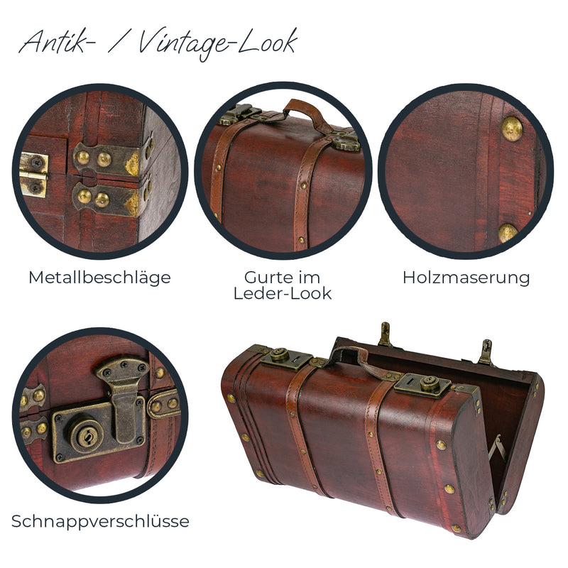 Schatztruhe Peru Vintage Koffer, HMF 6412