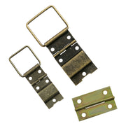 Klappscharnier aus Metall für Vintage Koffer 2 Stück HMF 6496 35 x 21 mm Bronze