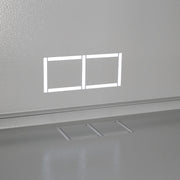Unmontierter 19 Zoll Serverschrank von HMF mit 4 Höheneinheiten in Lichtgrau