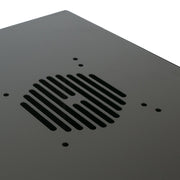 Unmontierter 19 Zoll Serverschrank von HMF mit 4 Höheneinheiten in Schwarz
