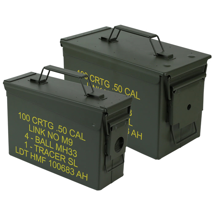 Munitionskoffer, US Ammo Box, Metallkiste, HMF 70000, Grün