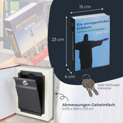 Buchtresor Brasilien mit echten Papierseiten von HMF
