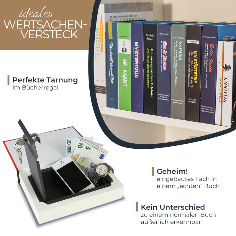 Buchtresor Deutschland mit echten Papierseiten von HMF