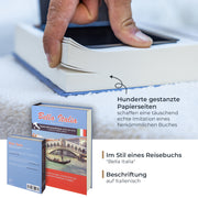 Buchtresor Italien mit echten Papierseiten von HMF