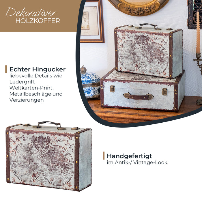 Holzkoffer im Vintage-Design, HMF VKO100