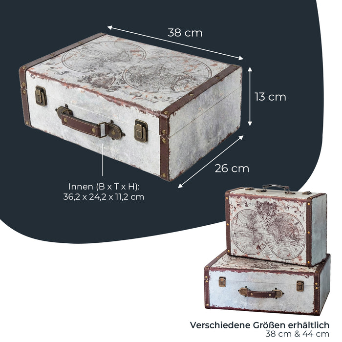 Holzkoffer im Vintage-Design, HMF VKO100