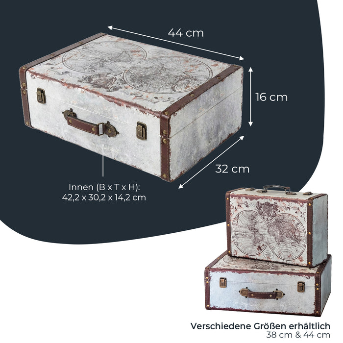 Holzkoffer im Vintage-Design, HMF VKO100