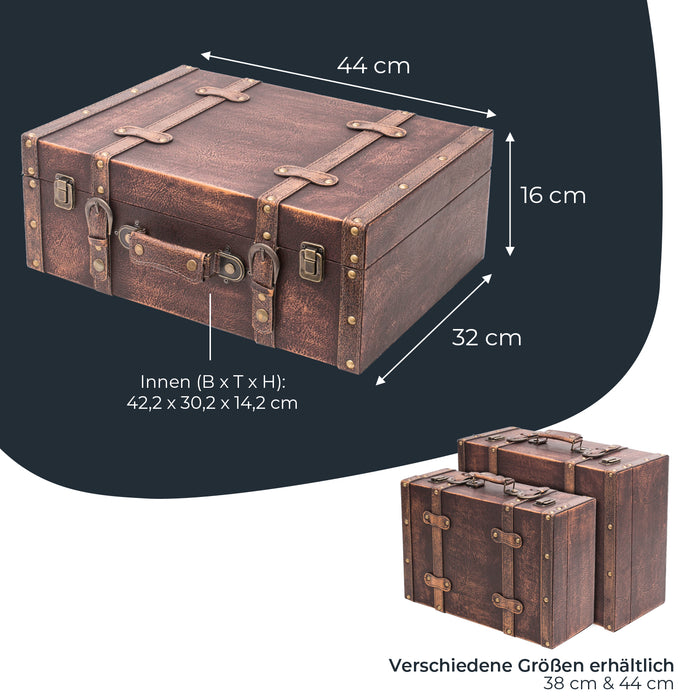 Holzkoffer im Vintage-Design, HMF VKO100