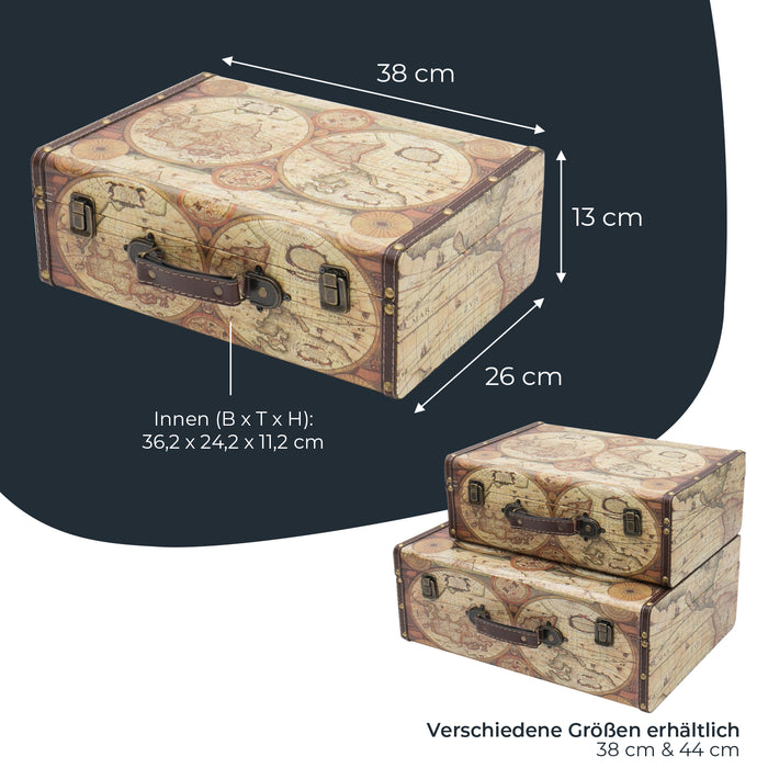 Holzkoffer im Vintage-Design, HMF VKO100