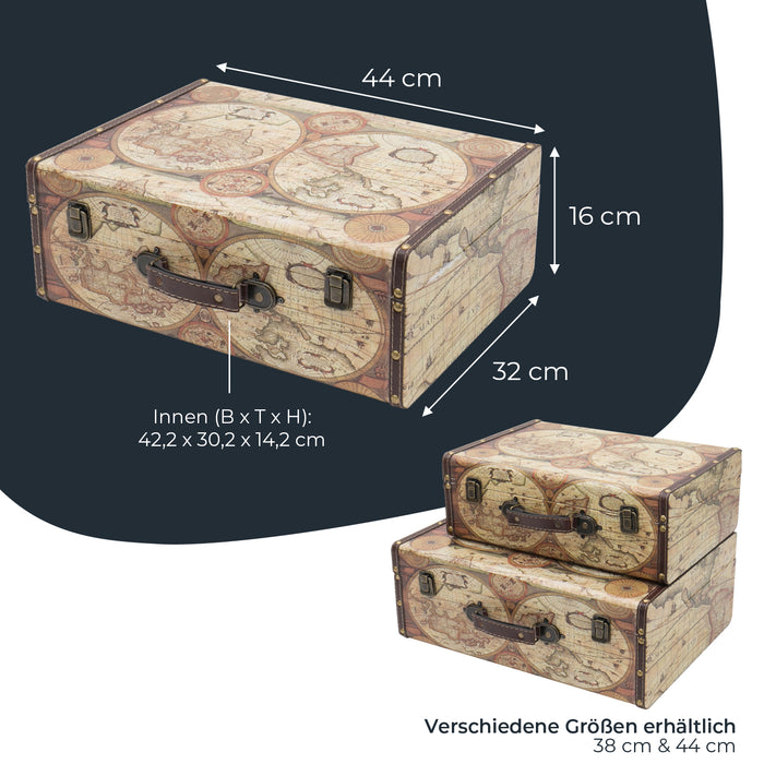 Holzkoffer im Vintage-Design, HMF VKO100
