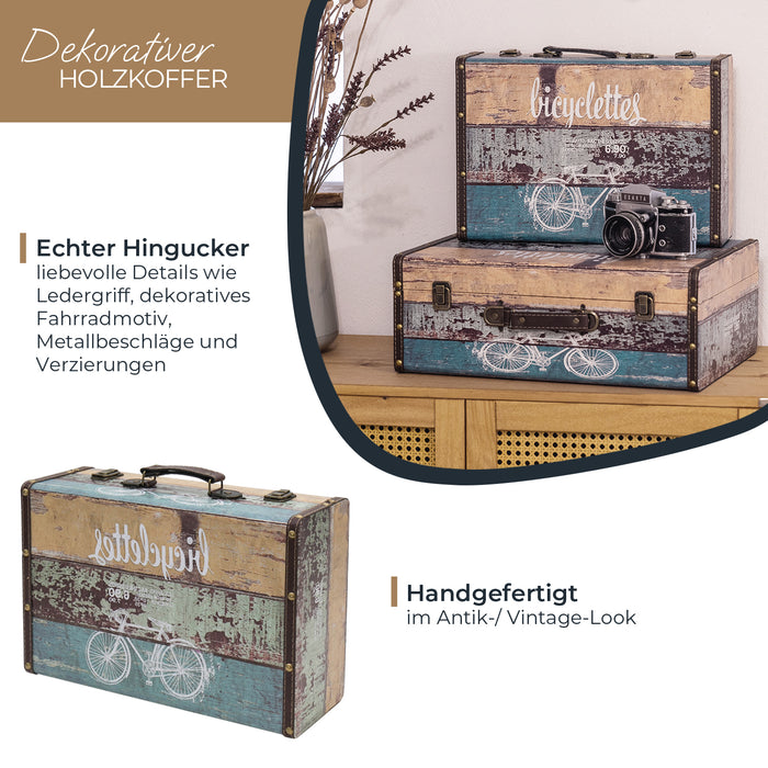 Holzkoffer im Vintage-Design, HMF VKO100