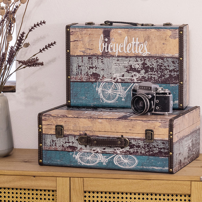 Holzkoffer im Vintage-Design, HMF VKO100